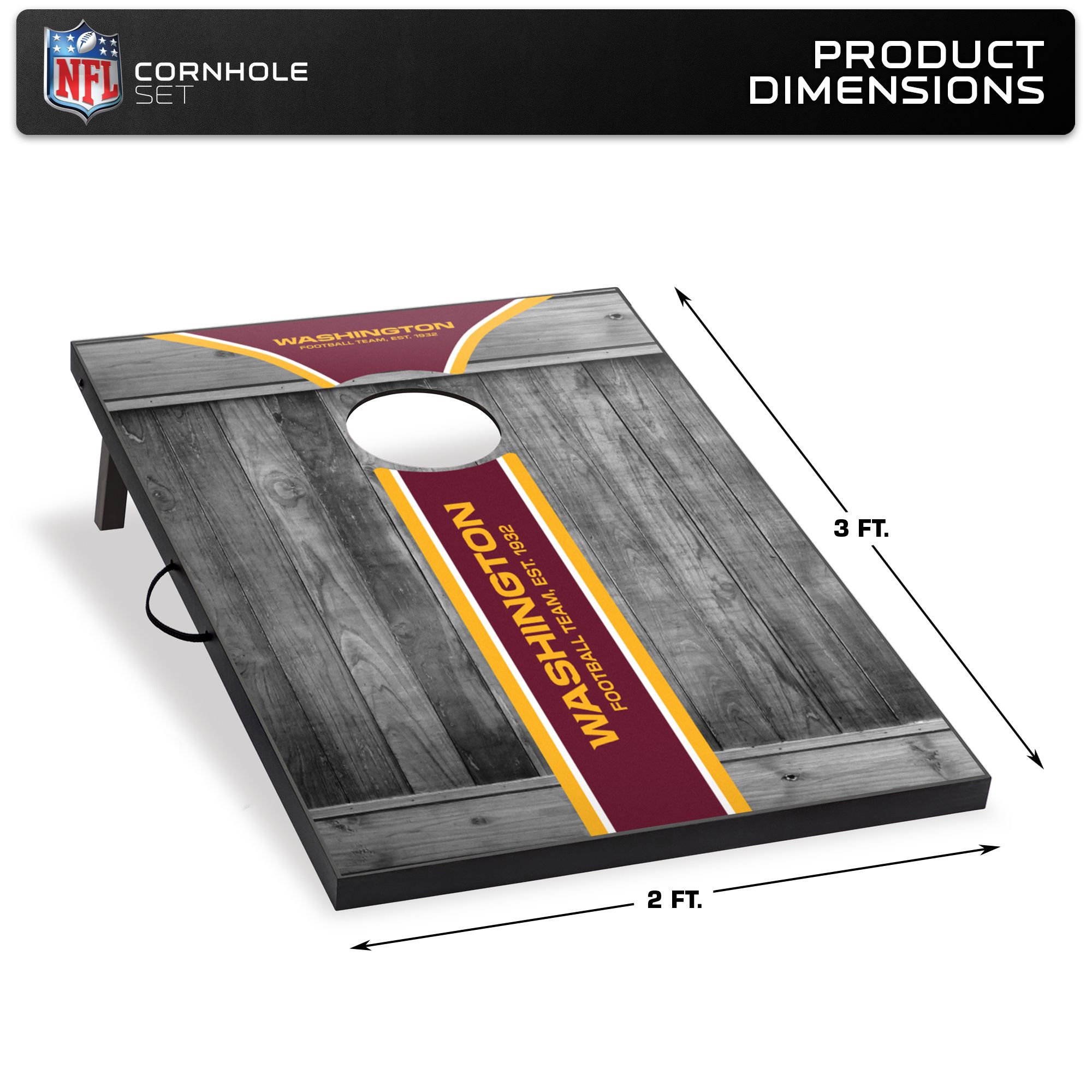 Wild Sports Washington Football Team 2 x 3 Tailgate Toss product image