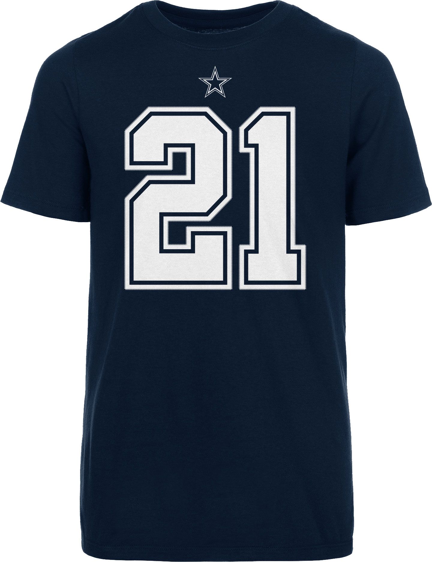 Nike Youth Dallas Cowboys Ezekiel Elliott #21 Pride Navy T-Shirt product image