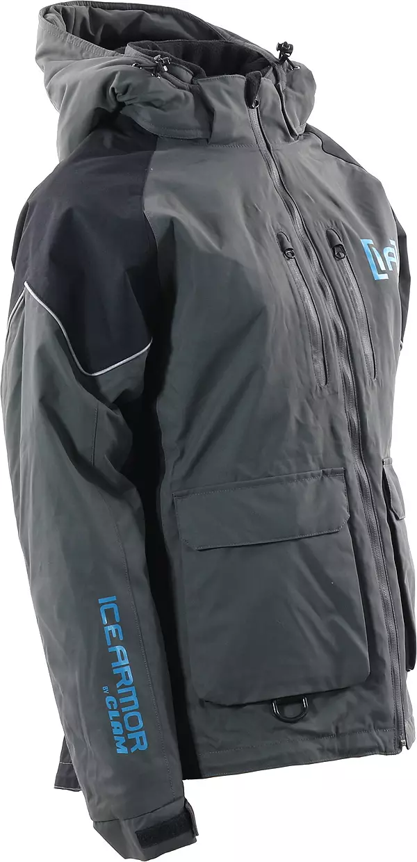 Ice Armor Womens Rise Float Parka - Black / Grey / Teal