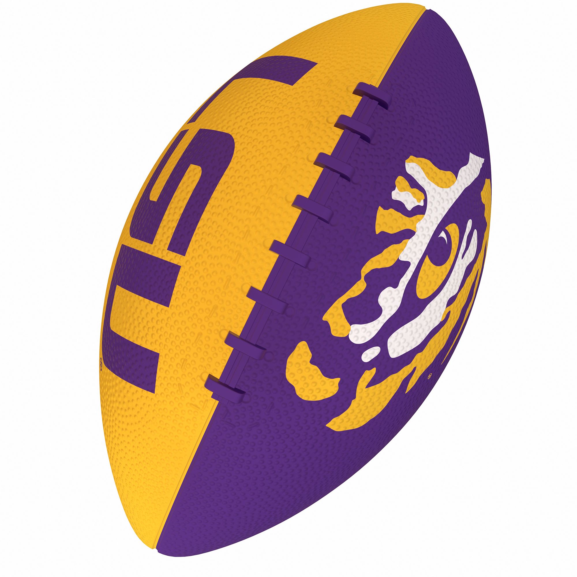 Logo Brands LSU Tigers Rubber Junior Football product image