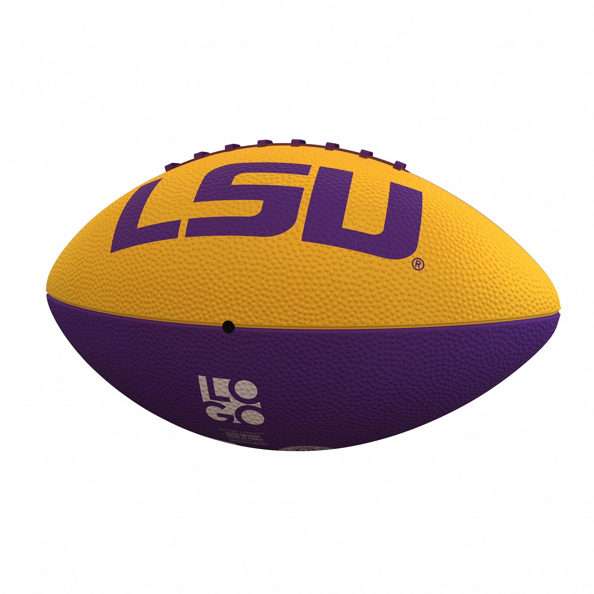 Logo Brands LSU Tigers Rubber Junior Football product image