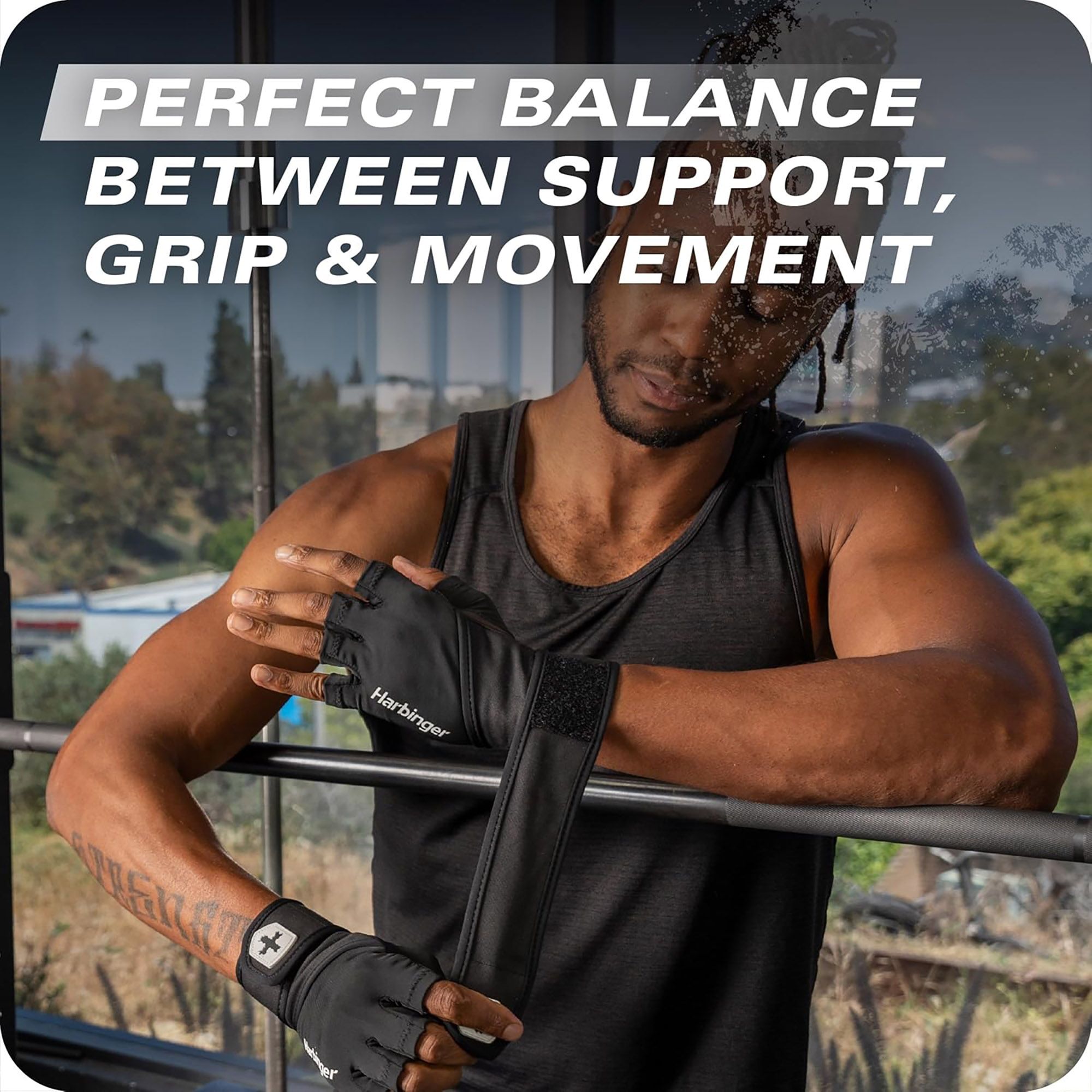 Harbinger Men's Pro 3.0 Wristwrap Gloves product image