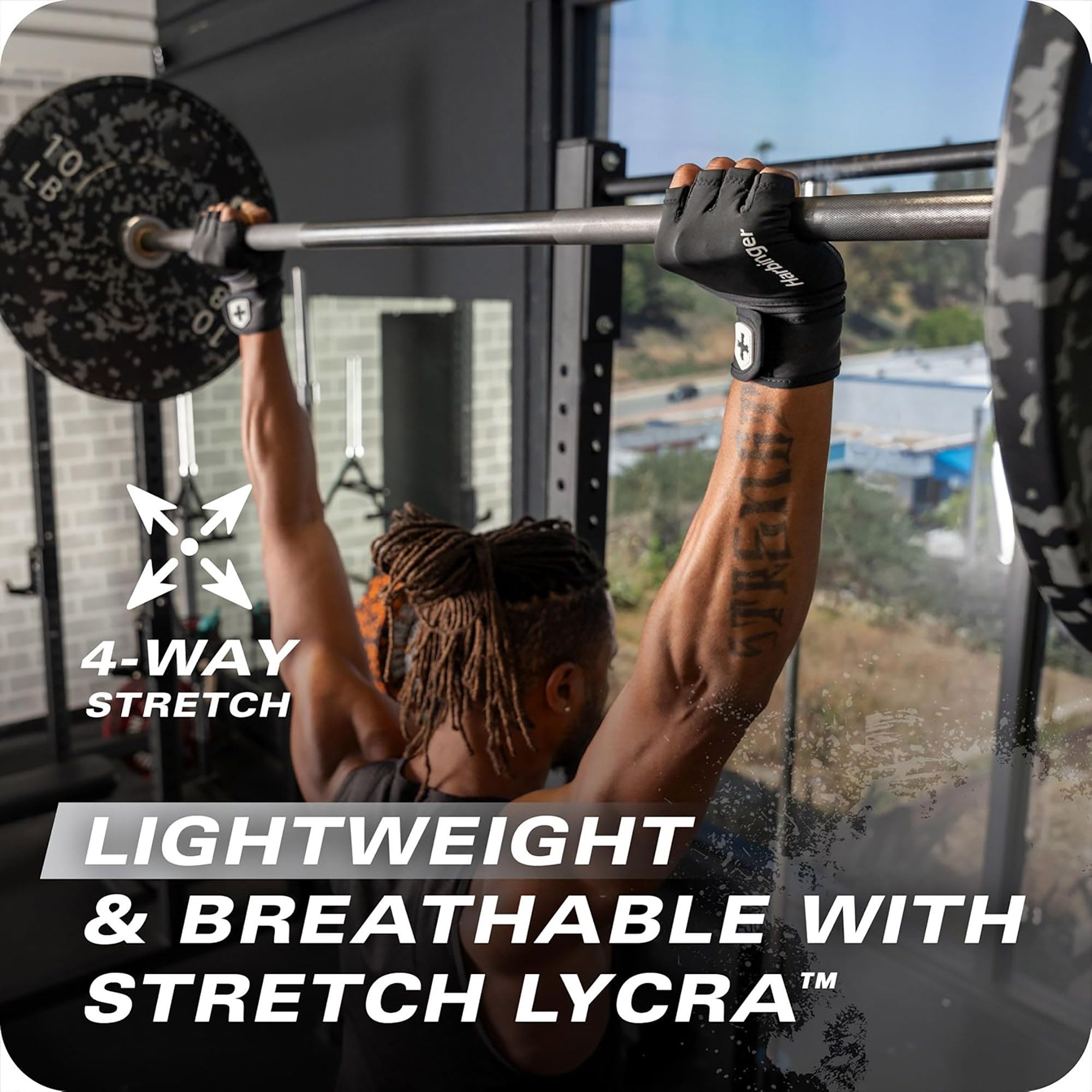 Harbinger Men's Pro 3.0 Wristwrap Gloves product image