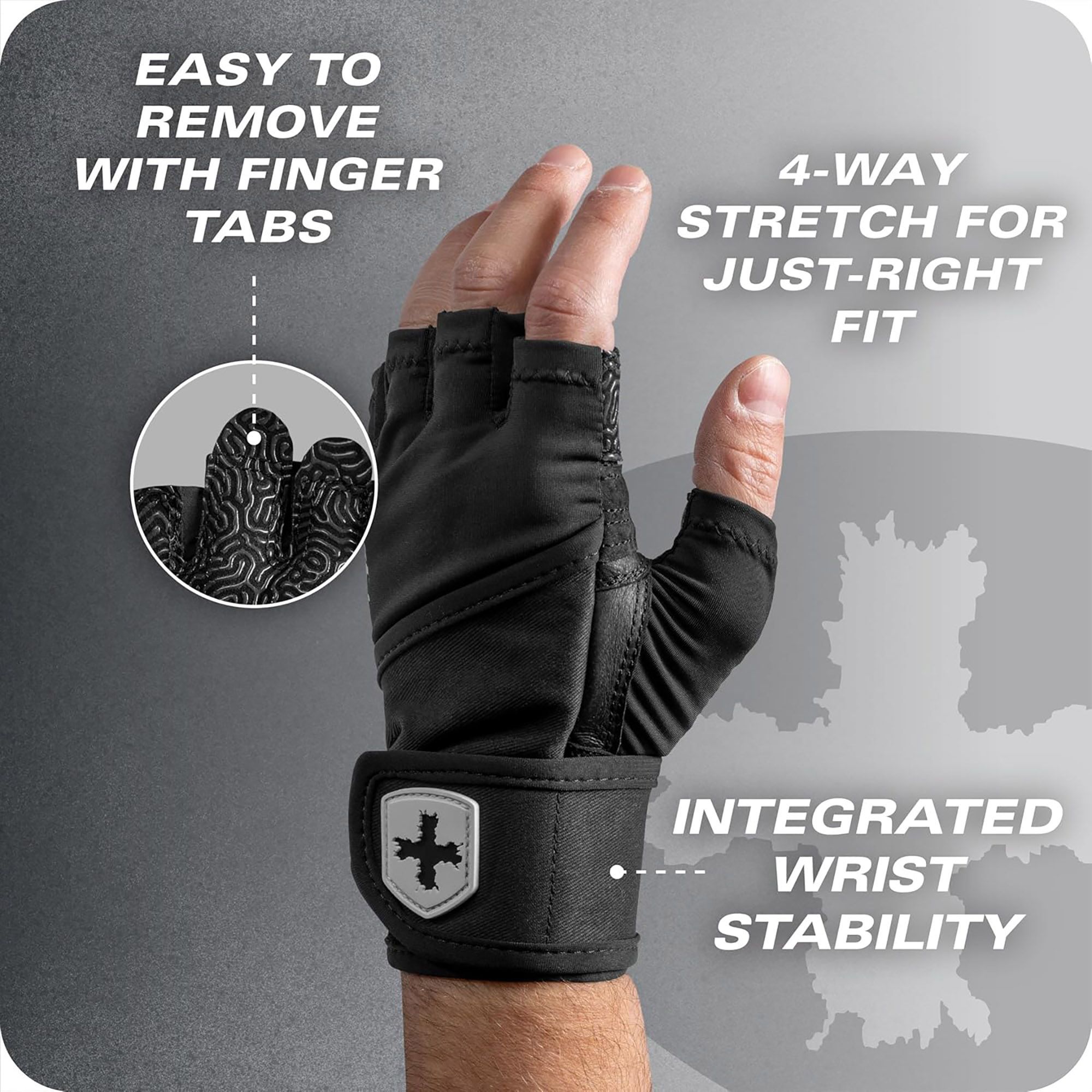 Harbinger Men's Pro 3.0 Wristwrap Gloves product image