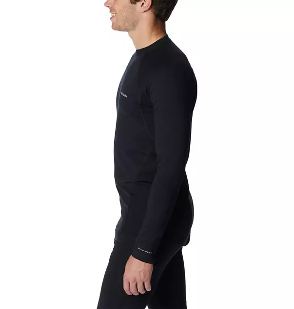 Columbia Sweatshirt Factory Store - Deep Grey Mens Midweight Stretch  Baselayer Long Sleeve Big