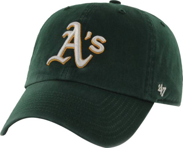 ‘47 Men's Oakland Athletics Clean Up Green Adjustable Hat