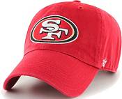 47 Men's San Francisco 49ers Clean Up Black Adjustable Hat