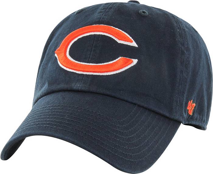Men's '47 Black Chicago Bears Team Tonal Clean Up Adjustable Hat