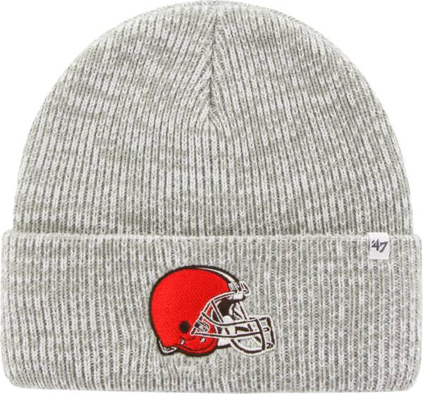 '47 Men's Cleveland Browns Brain Freeze Grey Knit Beanie