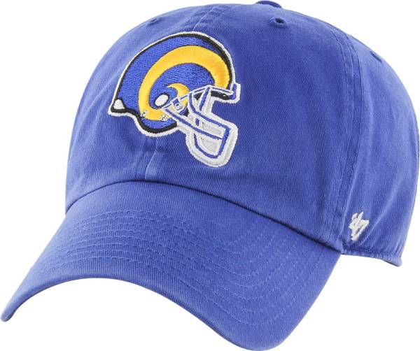 ‘47 Men's Los Angeles Rams Clean Up Throwback Royal Adjustable Hat