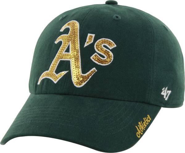 '47 Women's Oakland Athletics Sparkle Green Adjustable Hat