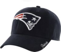 Womens NEW ENGLAND PATRIOTS DAD HAT red blue SEQUIN SPARKLE nfl relaxed fit  OSFM