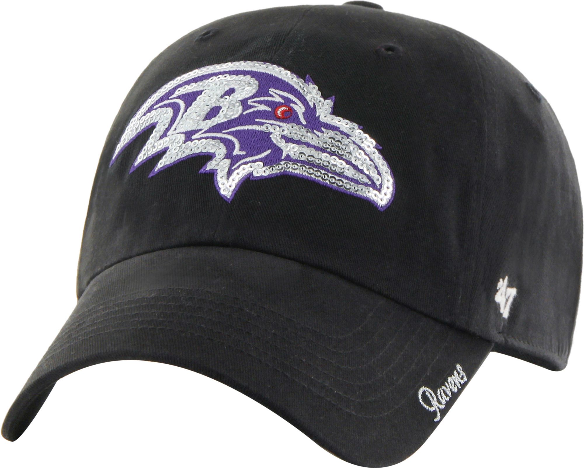 Sparkle Logo Black Adjustable Hat 