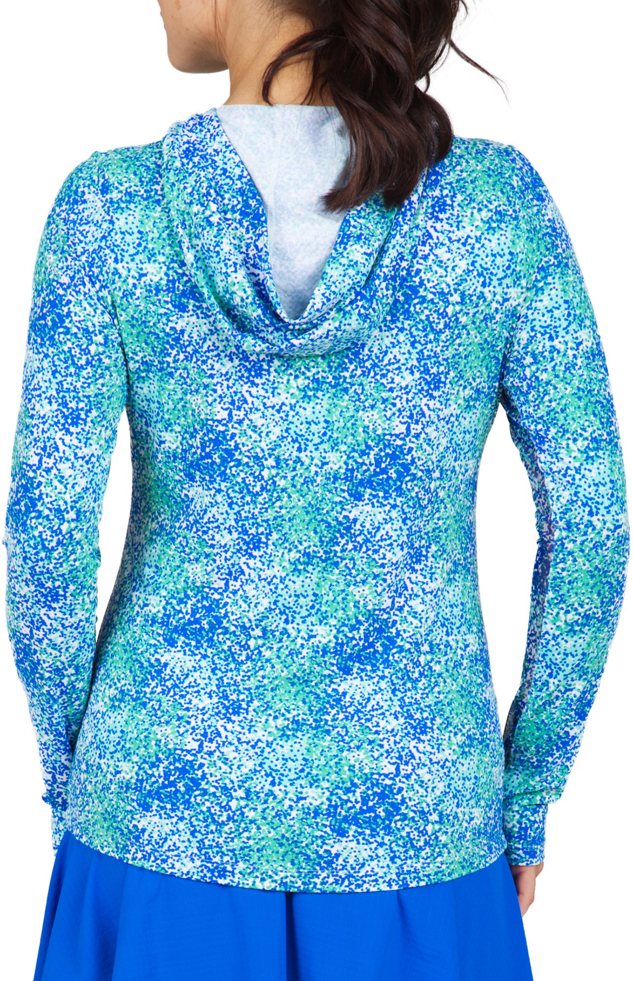 IBKUL Women's Spray Paint Long Sleeve Golf Hoodie