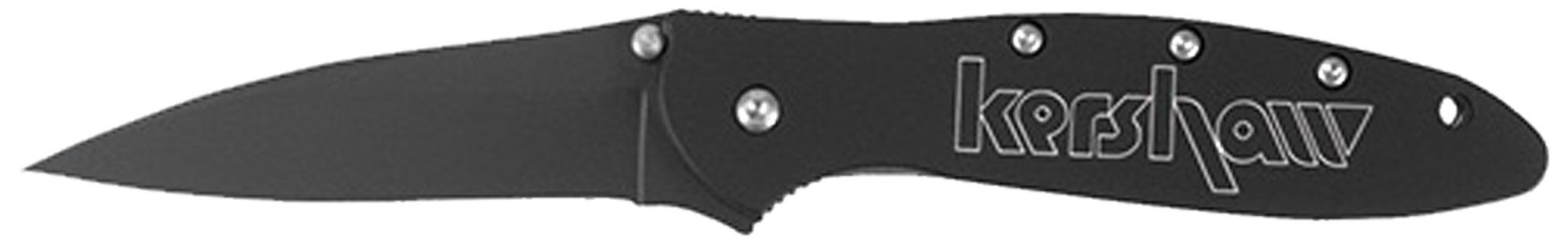 Kershaw Leek Drop Point Folding Knife - Black