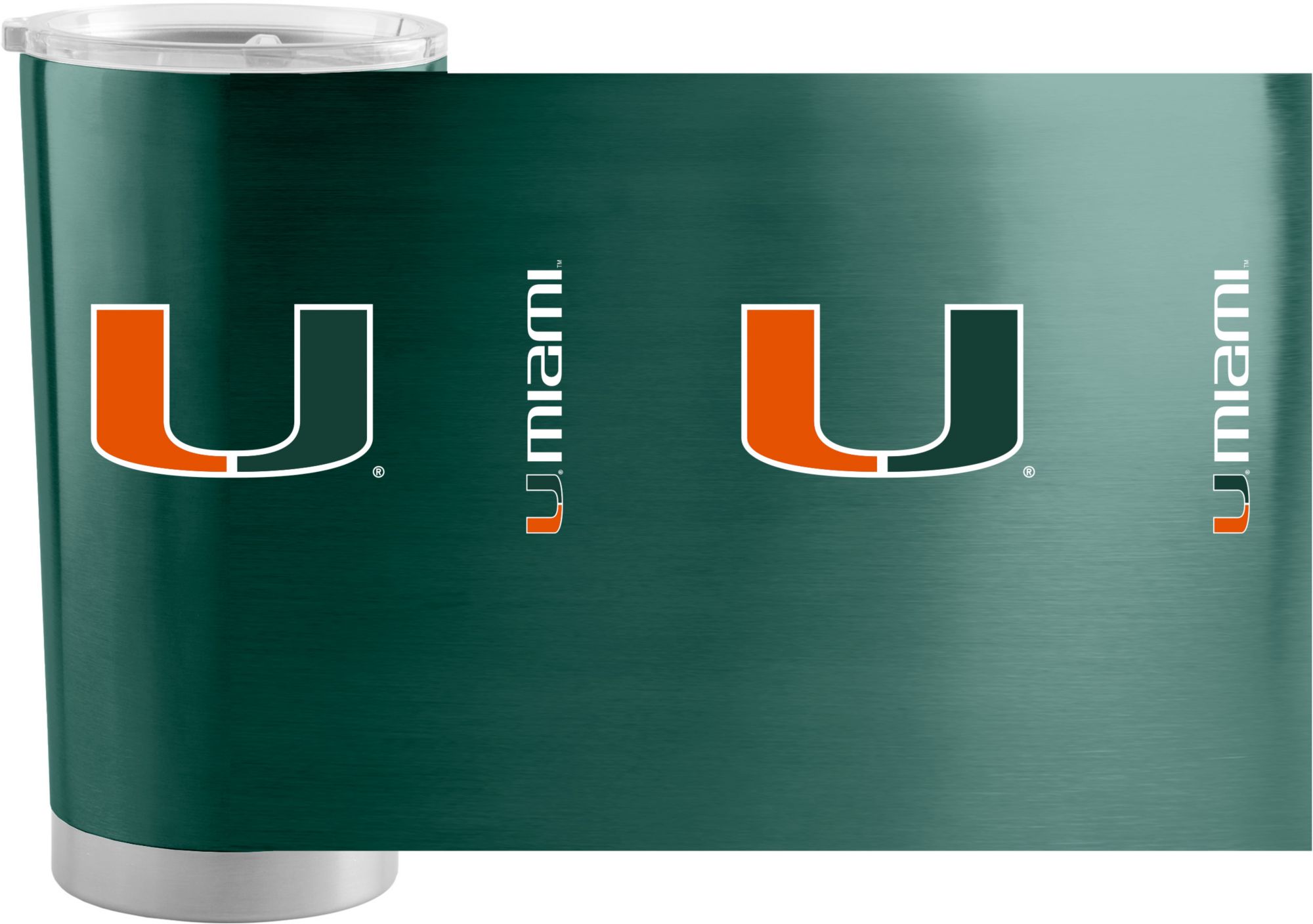 Logo Brands Miami Hurricanes 20 oz. Stainless Steel Gameday Tumbler product image