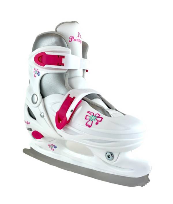 Roces Jokey Ice 3.0 Girl, Pattini da Ghiaccio. Bambina, Bianco-Rosa, 34-37