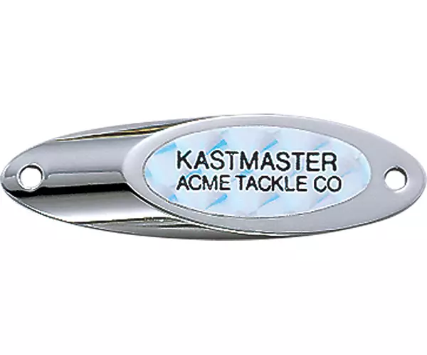 Acme Kastmaster w/ Flash Tape, Brass spoon lure