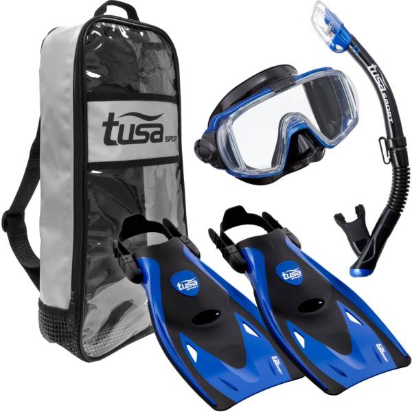 TUSA Sport Adult Visio Tri-Ex Black Series Snorkeling Set product image