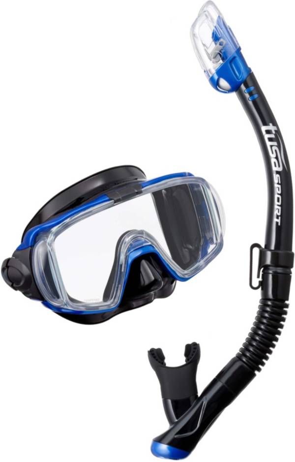 TUSA Sport Adult Visio Tri-Ex Black Series Snorkeling Combo product image