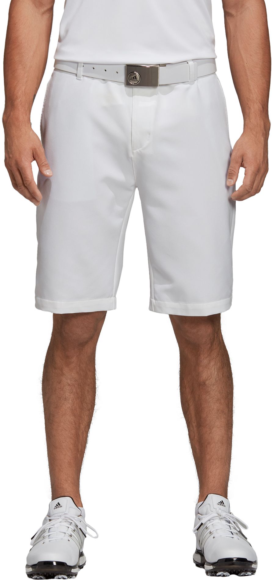 adidas three stripe golf shorts