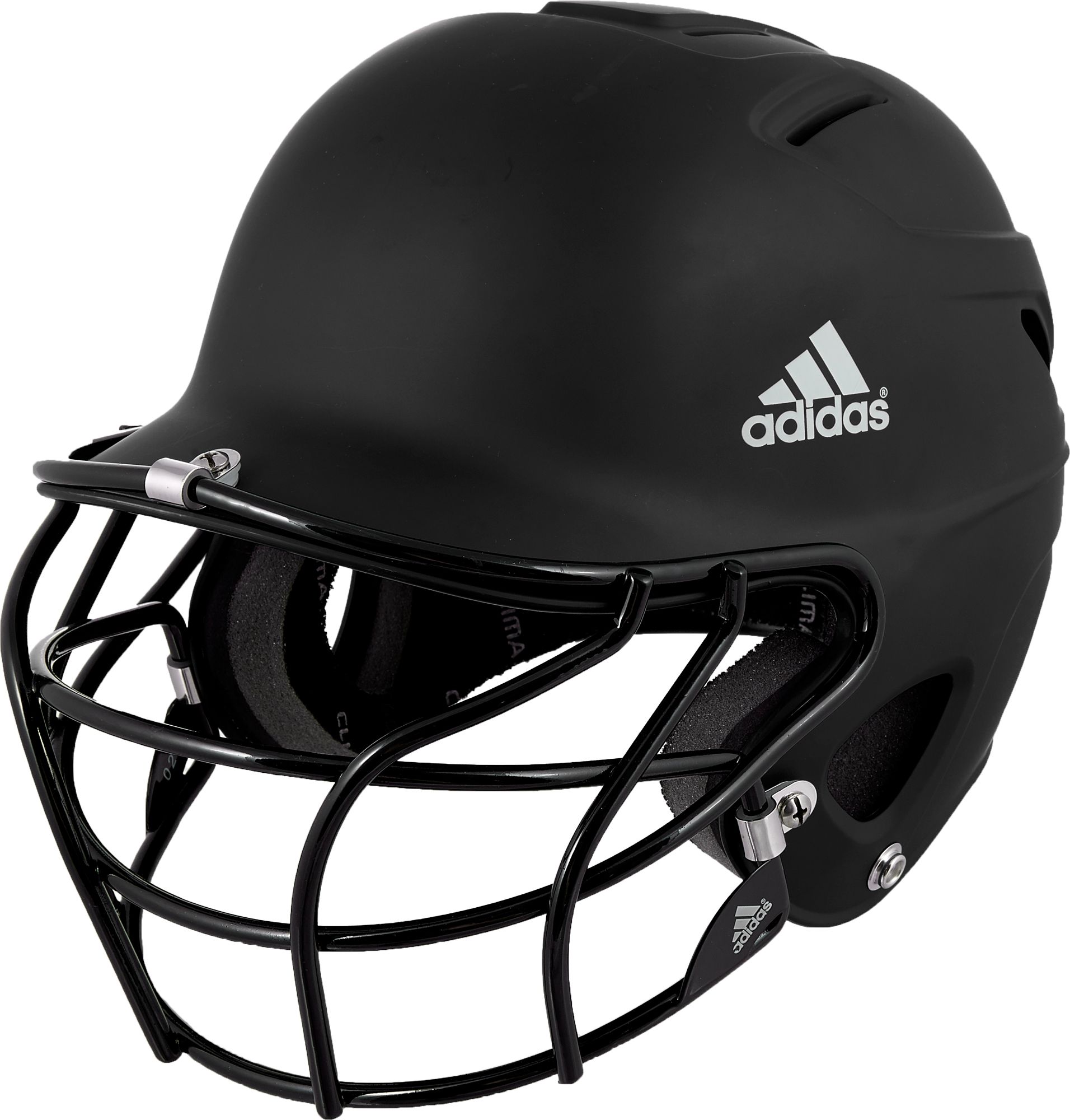 adidas osfm matte triple stripe batting helmet