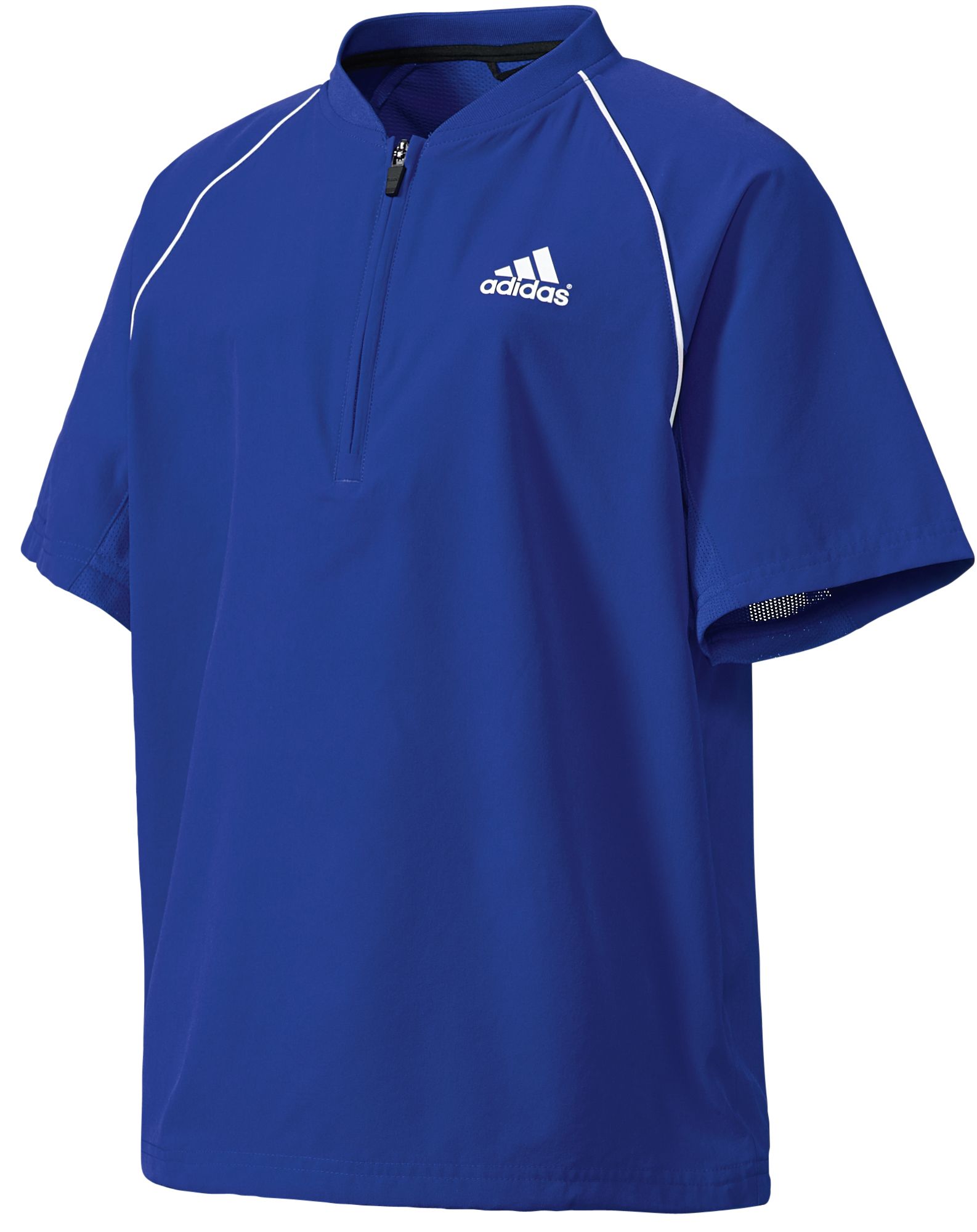 adidas men's triple stripe pullover jacket