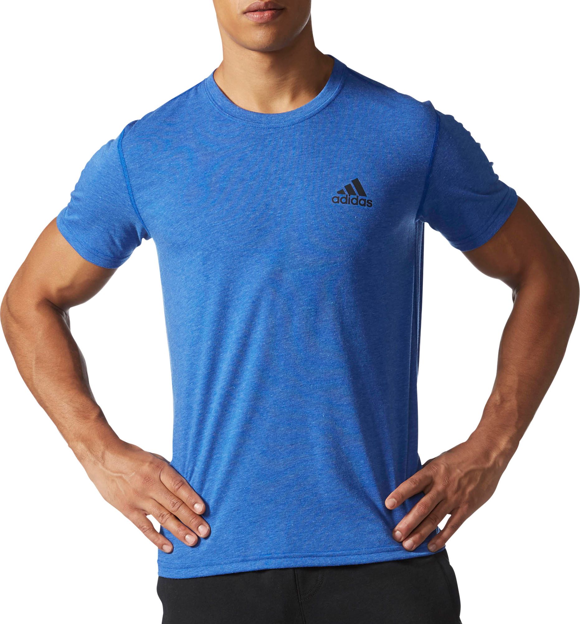 adidas men's ultimate melange long sleeve shirt