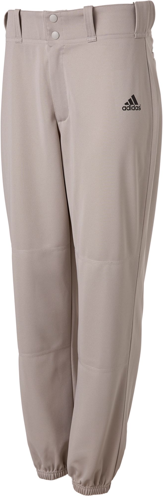 adidas men's triple stripe open bottom baseball pants