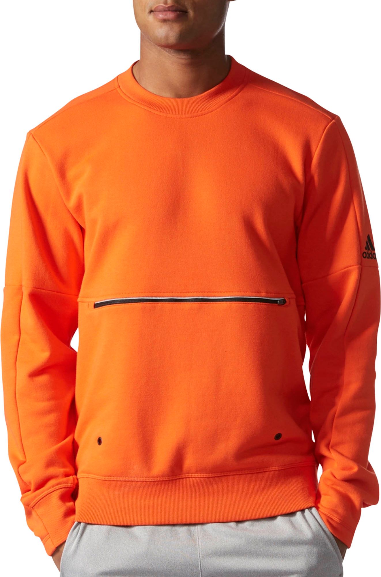 adidas sport id crew sweatshirt