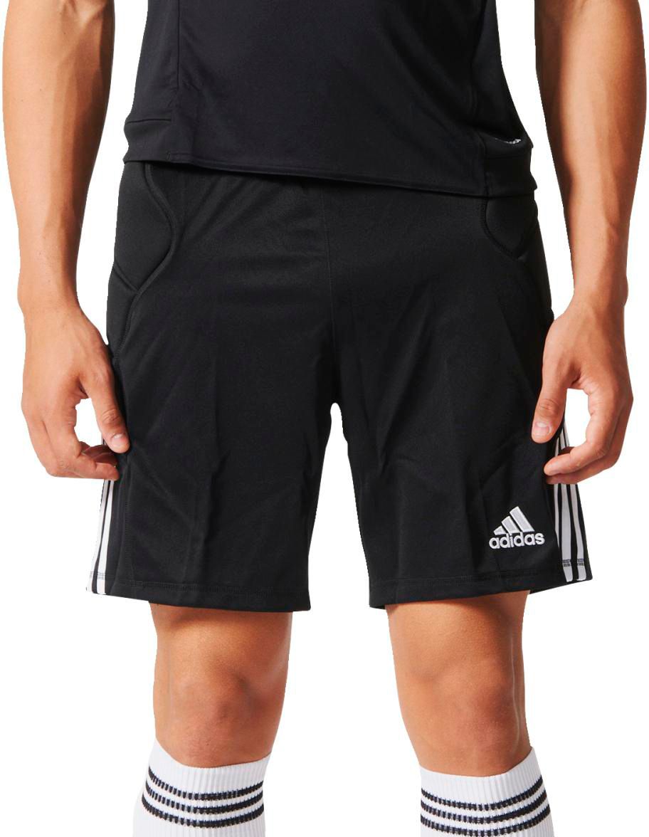 black soccer adidas shorts
