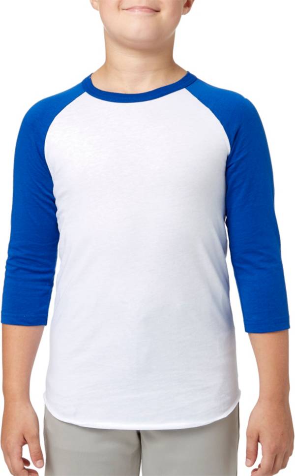 adidas Youth Triple Stripe ¾ Sleeve Baseball Practice Shirt product image