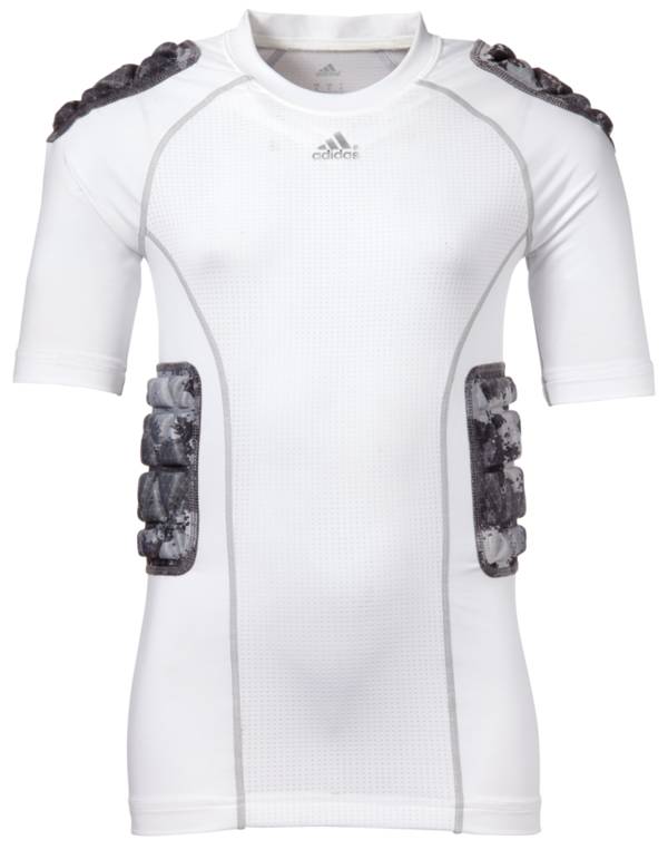 adidas Youth Padded techfit Camo Football Shirt