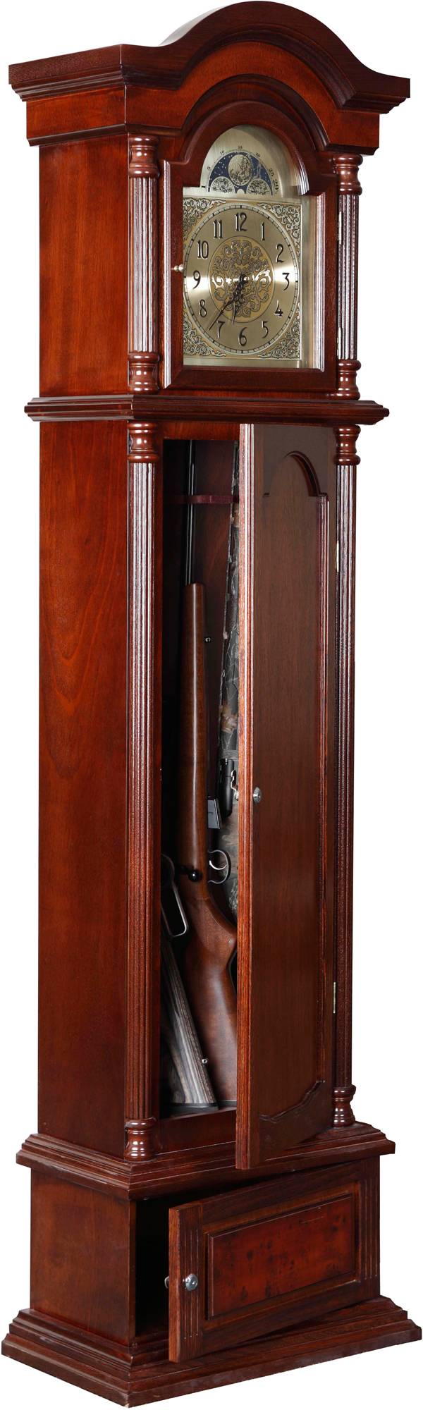 American Furniture Classics The Gunfather Clock 6 Gun Cabinet