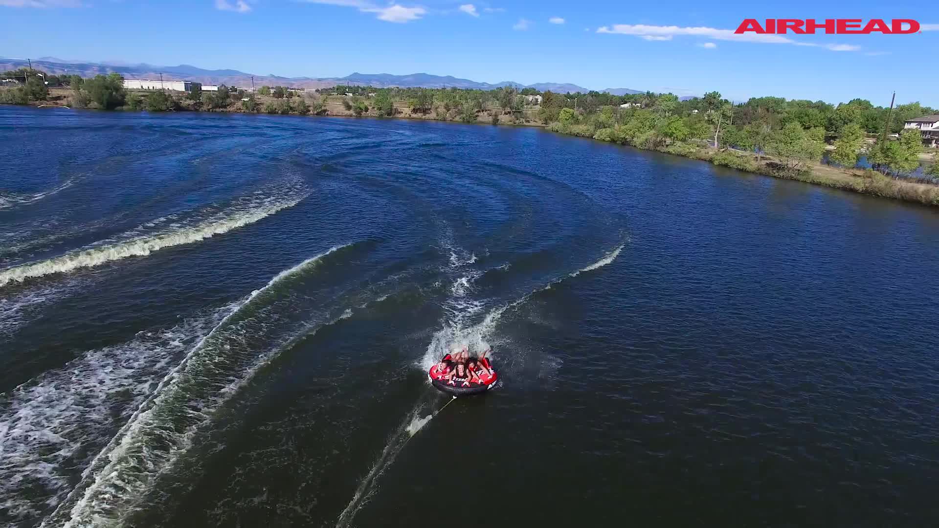 Airhead Finish Line 3-Person Towable Tube product