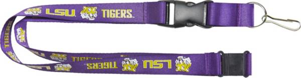 Louisiana State University LSU Tigers Geaux Car Keys ID Badge Holder  Lanyard Keychain Detachable Breakaway Snap Buckle (Purple), Purple, 1.5  feet : : Office Products