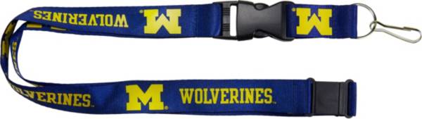 One Size Team Color Wincraft Unisex-Adult,Unisex-Children Michigan Wolverines Lanyard with Detachable Buckle 