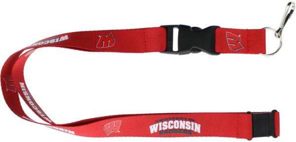 Wisconsin Badgers Red Lanyard 