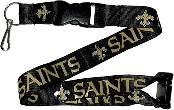 New Orleans Saints Black Lanyard