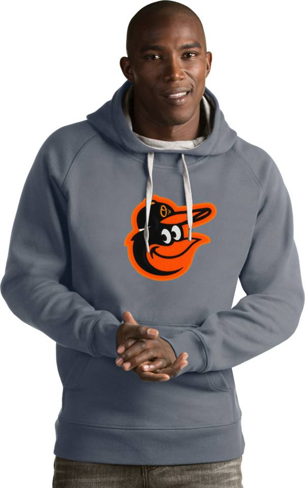 Men's Antigua Black Cleveland Browns Victory Pullover Sweatshirt