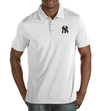 sorry, Antigua Men's New York Yankees Quest White Performance Polo is currently out of stock