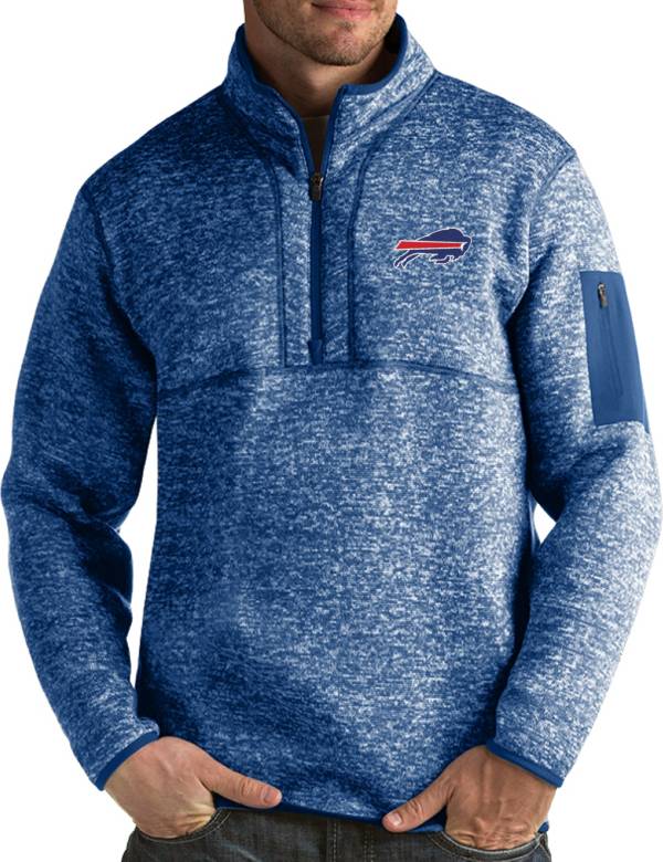 Antigua Men's Buffalo Bills Tribute Quarter-Zip Navy Pullover