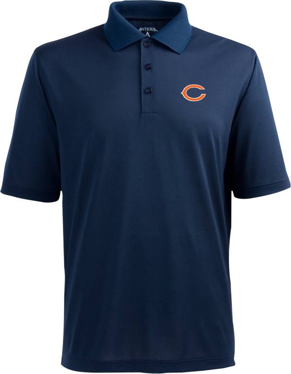 Men's Antigua Navy Chicago Bears Compass Polo