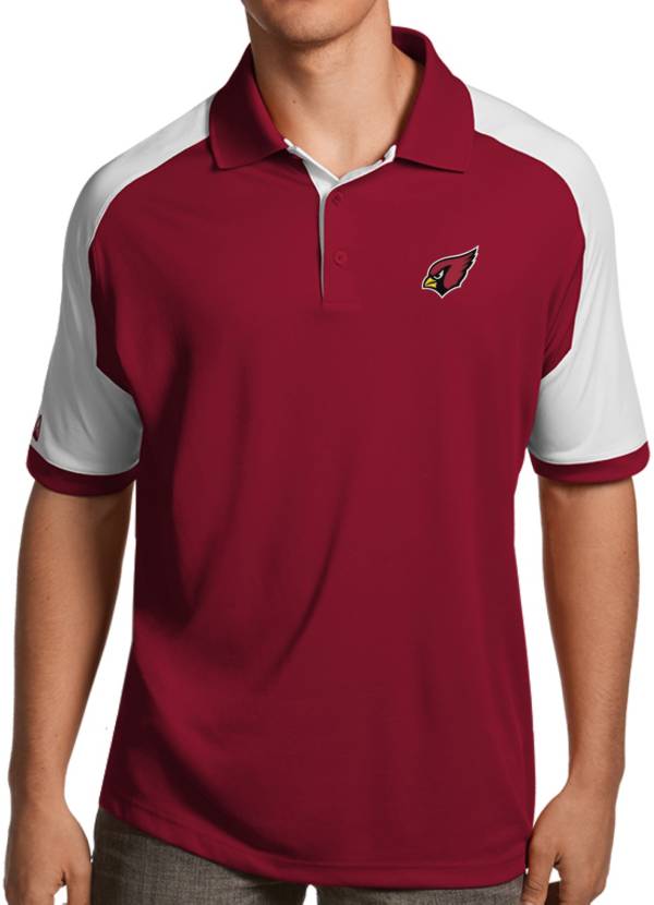 Antigua Men's Arizona Cardinals Century Red Polo