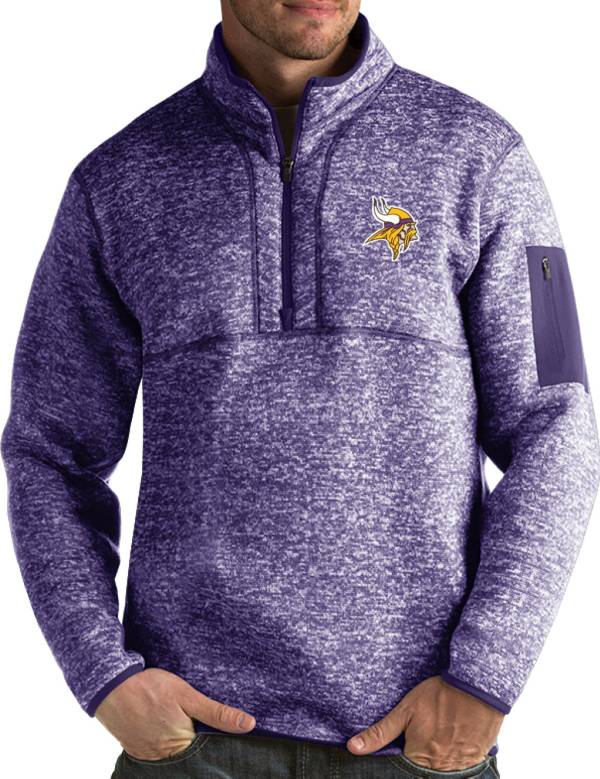 Antigua Men's Minnesota Vikings Fortune Purple Pullover Jacket product image