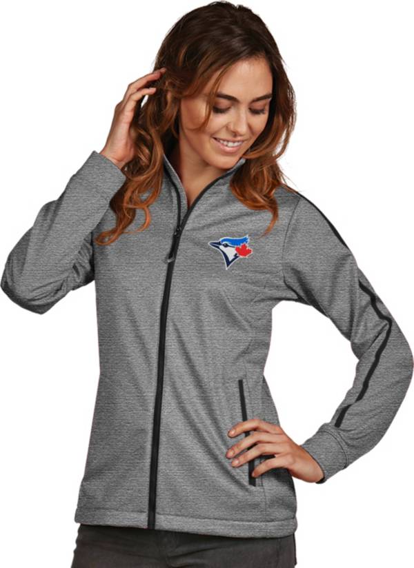 Antigua Women's Toronto Blue Jays Grey Golf Jacket