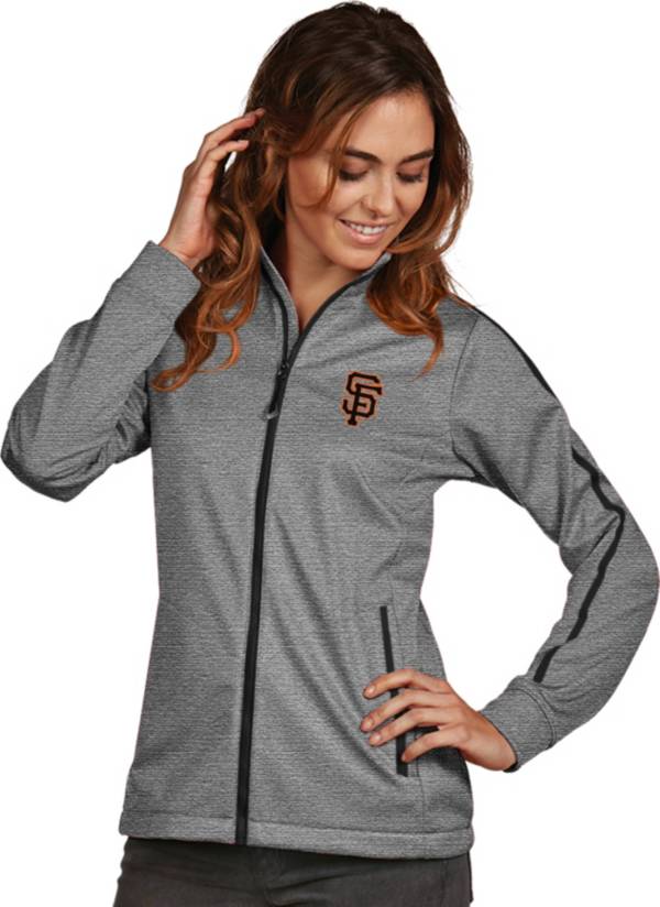 Antigua Women's San Francisco Giants Grey Golf Jacket