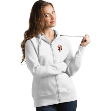 sorry, Antigua Women's San Francisco Giants White Victory Full-Zip Hoodie is currently out of stock