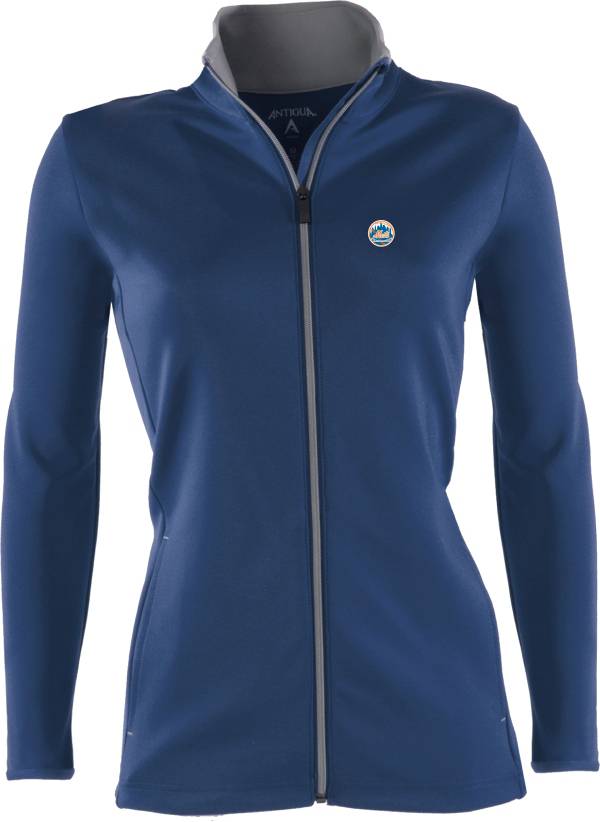 Antigua Women's New York Mets Leader Royal Full-Zip Jacket