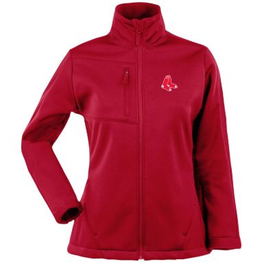 sorry, Antigua Women's Boston Red Sox Traverse Soft Shell Full-Zip Red Jacket is currently out of stock